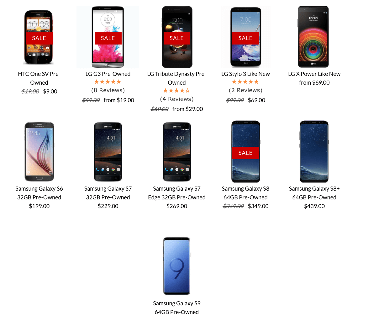 Gen Mobile Androids