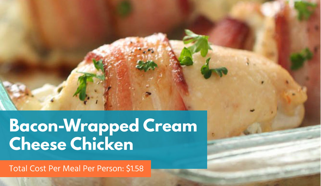 Bacon-Wrapped Cream Cheese Chicken 