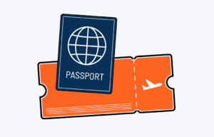 Plane Ticket and Passport